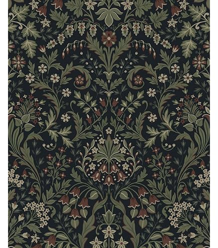 NextWall Victorian Garden Floral Peel and Stick Wallpaper